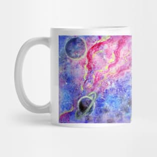 Space. Universe. based on the work of Antoine de Saint-Exupery "The Little Prince". Mug